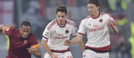 AS Roma a remizat cu AC Milan, scor 0-0, in campionatul Italiei